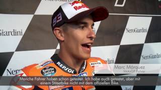 Moto GP Parade in Graz  City Circuit Marc Marquez [upl. by Rednasela]