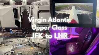 Virgin Atlantic  Upper Class  New York JFK to London Heathrow LHR  Trip Report [upl. by Alita]