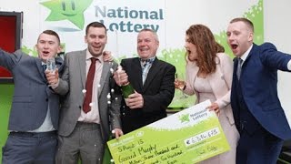 GER MURPHY WINS €6384673 LOTTO JACKPOT [upl. by Jessi610]