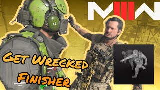 Get Wrecked Finishing Move ENDOWMENT WARRIOR PACK  Modern Warfare 3 [upl. by Ailito]