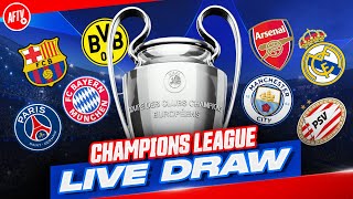 LIVE CHAMPIONS LEAGUE DRAW  Who Will Arsenal Get [upl. by Hagan71]