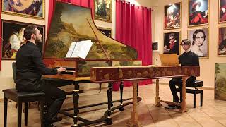 J S Bach  Concerto for two harpsichords in C minor BWV 1060  III Allegro [upl. by Esinaej]