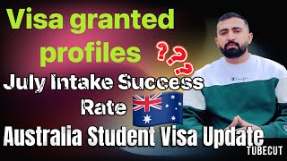 Australia Student Visa updates  July Intake Students  Success Profiles [upl. by Yeslah]