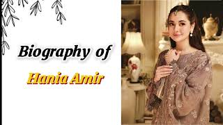 Biography of Hania Amir haniaamir lifestyle viralvideo biography pakistaniactress actress [upl. by Jaella]