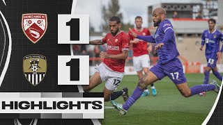 HIGHLIGHTS  MORECAMBE 11 NOTTS COUNTY [upl. by Nagorb]