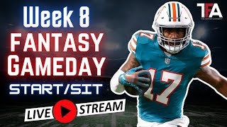 Start Em Sit Em LIVE  Week 8 Fantasy Football [upl. by Eihs8]