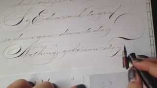 Nothing Gold Can Stay in spencerian [upl. by Fitton836]