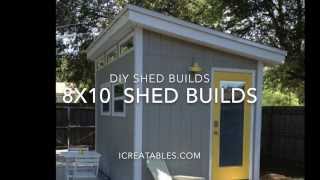 8x10 Shed Plans From iCreatablesTV [upl. by Englebert]