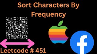 SORT CHARACTERS BY FREQUENCY  LEETCODE 451  PYTHON BUCKET SORT SOLUTION [upl. by Henka]