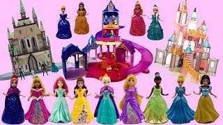 MagiClip Princess Dress Mix Up with 3 Different Castles [upl. by Netneuq]