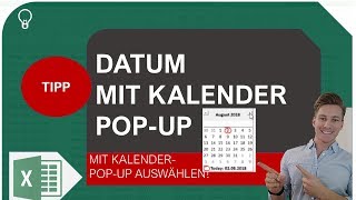 Datum auswählen mit Kalender PopUp in Excel I Excelpedia [upl. by Spillar]