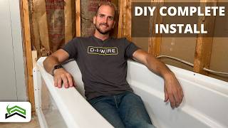 How To Install A Bathtub  Delta Classic 400 [upl. by Adlesirk]