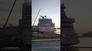 Carnival Vista Docked in Port Canaveral Feb 16 2024 [upl. by Hyacintha]