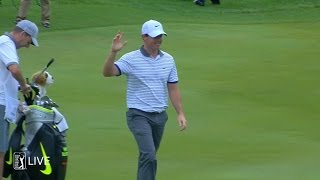 Rory McIlroy holes out for eagle at BMW Championship [upl. by Ginsberg]