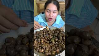 Snail fried delicious mukbang eatingshow food shorts [upl. by Venn]