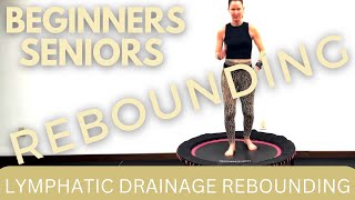 Beginner REBOUNDING For SENIORS ▹ Lymphatic Drainage Rebounding Workout for BEGINNERS [upl. by Nosreme]