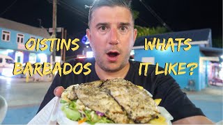 OISTINS Friday night fish fry BARBADOS  whats it like [upl. by Aisylla]