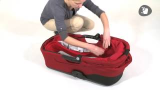 MaxiCosi  How to remove the Carrycot cover to wash it [upl. by Nemra359]