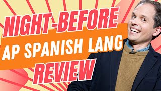 2024 AP Spanish Language Exam Review [upl. by Eiroj]