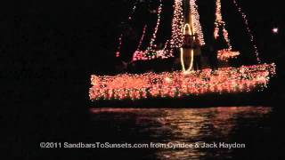 Madeira Beach Florida Lighted Boat Parade [upl. by Nodnal]