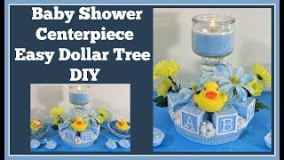 Baby Shower Centerpiece 🍼 Dollar Tree DIY [upl. by Magdalena768]