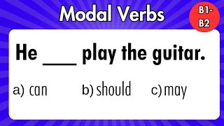 Modal Verbs Test [upl. by Anirehs]