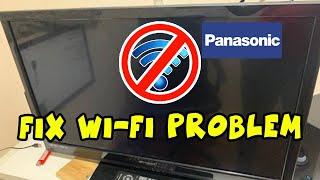 How to fix Internet WiFi Connection Problems on Panasonic Smart TV  3 Solutions [upl. by Omari967]