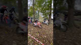 Proride round 5 Enduro championship Youth start dirtbikerider tryenduro endurohardtail enduro [upl. by Linell]