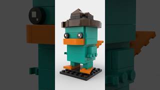 Perry Platypus MOC Brickheadz by SteveHanpuppet  StopMotion Build [upl. by Antonin]