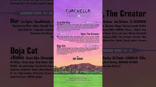 Coachella 2024 Lineup [upl. by Bowden]