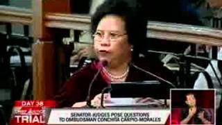 Santiago poses questions to Ombudsman Morales [upl. by Kcirderfla]