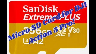 Micro SD Card for the DJI Action 5 Pro [upl. by Asseralc]