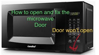 Microwave door won’t open how to open it  repair [upl. by Gustavus]