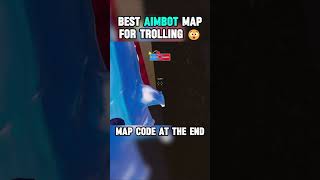 Aimbot map 💀 fortnite fortnitetrolling fortnitefunny fortnitememes fy fyp fortniteaimbot [upl. by Arramat]