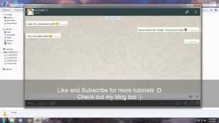 How to add contacts in Whatsapp on Bluestacks HD [upl. by Nuhsal704]