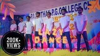 Lazy Dance  Rajasthan PG College Chirawa [upl. by Omoj]