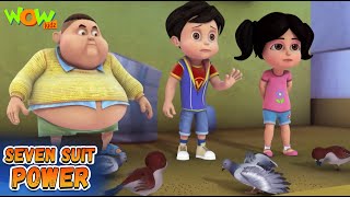 Seven Suit Compilation  17  Vir The Robot Boy  Cartoon for kids  wowkidz [upl. by Esyla469]