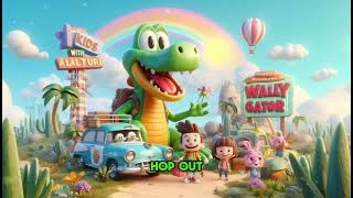 quotAdventures with Wally Gator  Fun Cartoon Nursery Song for Kids  Super Simple Soft Music 🎶quot [upl. by Archambault8]