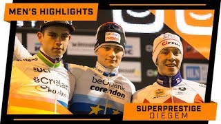 2017 Superprestige Diegem Mens Highlights [upl. by Akeenat]