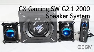 1620  GX Gaming SWG21 2000 Speaker System [upl. by Nwotna]