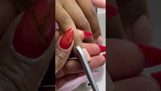 Would you wear these 😍🤍 nailstutorial acrylicnails [upl. by Maximo]