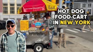 Hot Dog Food Cart Business in New York [upl. by Accisej462]