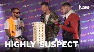 Highly Suspect Praise Grimes While Tackling Fuses Emoji Tower  Lollapalooza 2017  Fuse [upl. by Sandler568]