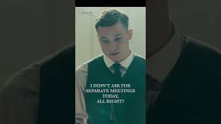 👊 Dialogue 👊 peaky blinders  thomas shelby shorts [upl. by Aiuqcaj]