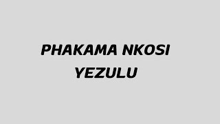 🎶🎵 Phakama Nkosi yeZulu wengamele umhlaba wonke [upl. by Anawak428]