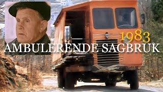 Ambulerende sagbruk  1983 Mjåneskarane i Førde [upl. by Byrann]