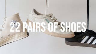 My Entire Simple Shoe Collection 2022 [upl. by Notsla]