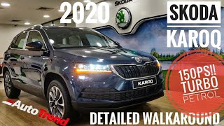 2020 Skoda KAROQ  Most Detailed Walkaround Review  AutoTrend [upl. by Urbai344]