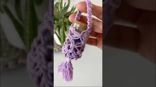 Macrame Little Bottle Holder [upl. by Illak]