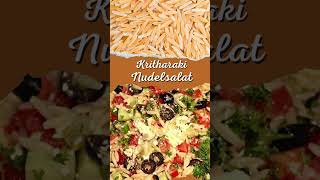 Griechischer Kritharaki Nudelsalat Rezept [upl. by Ericha]